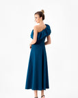 FARBY ONE SHOULDER MIDI BL86D07241