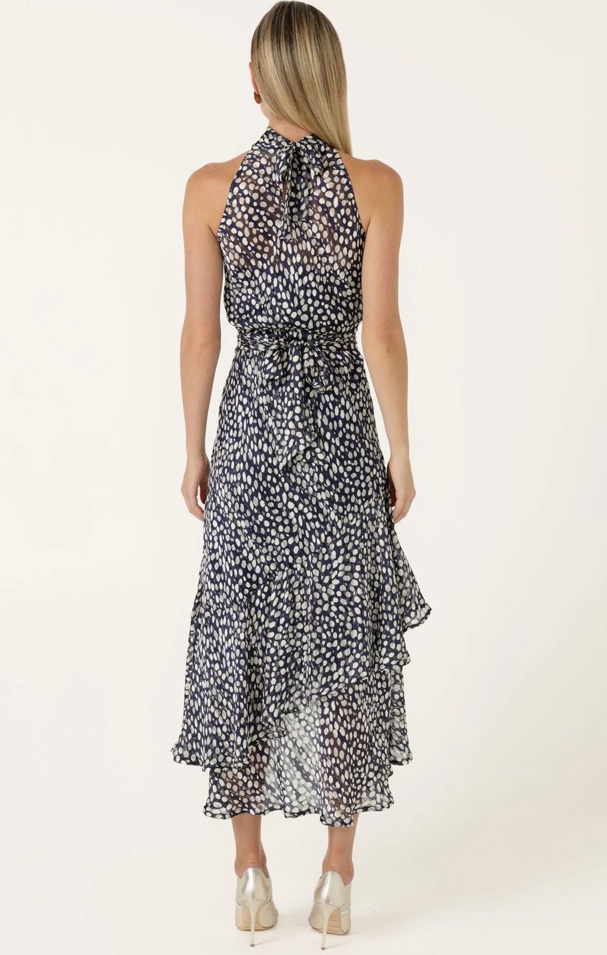AUSTEN DRESS IN NAVY WHITE