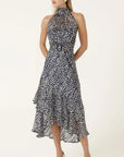 AUSTEN DRESS IN NAVY WHITE