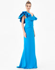 SMINTY DRAMATIC FRILL GOWN B86D0757