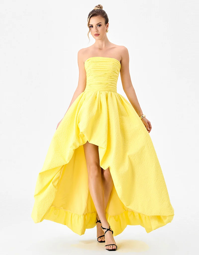 CLOVER STRAPLESS BALLOON HI LO BL86D07240