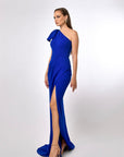 Azza One Shoulder Bow Gown