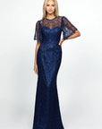 Suzanna high neck gown