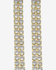 Judy Gold Clear Earring