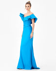 SMINTY DRAMATIC FRILL GOWN B86D0757