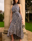 AUSTEN DRESS IN NAVY WHITE