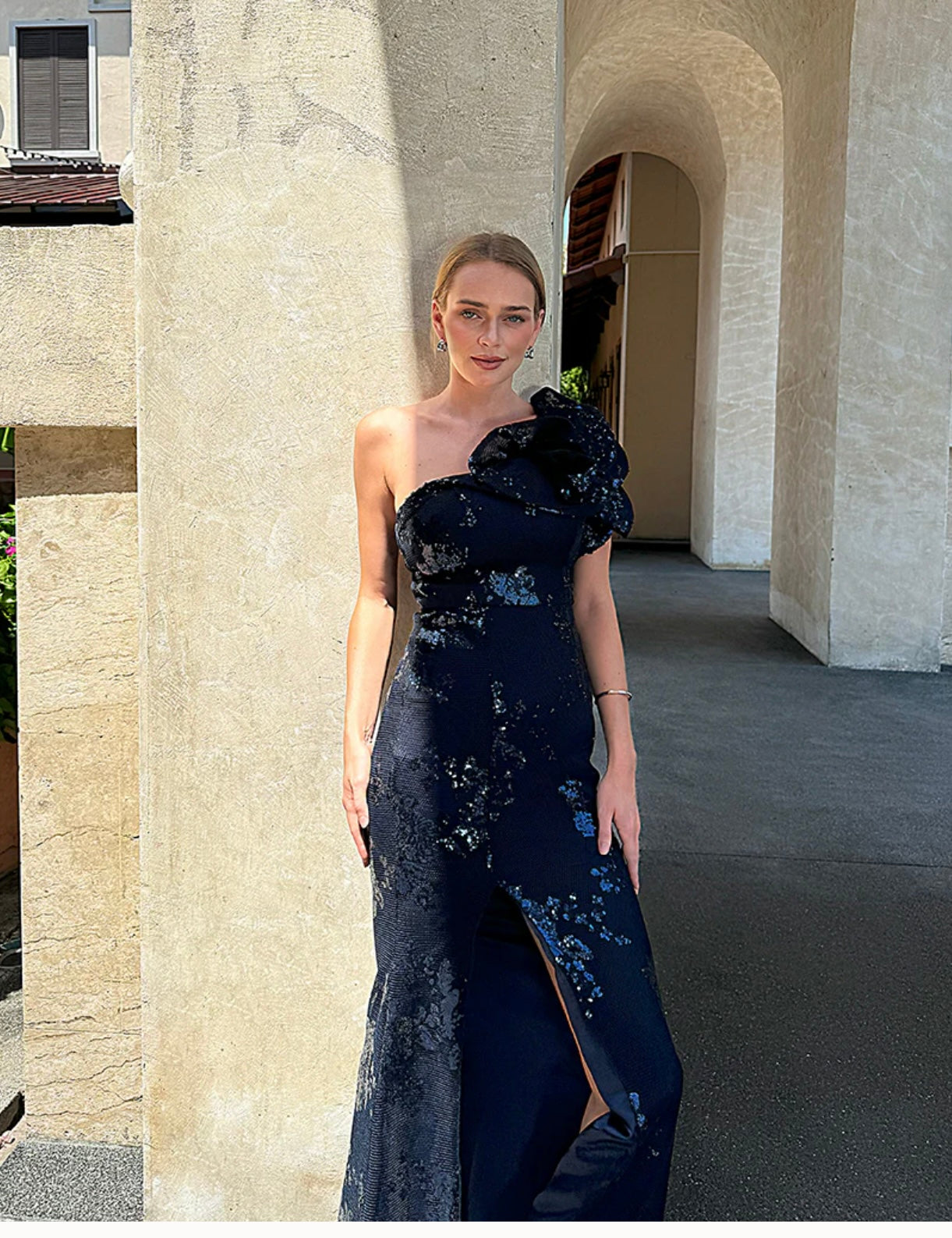 Jessie One Shoulder Gown