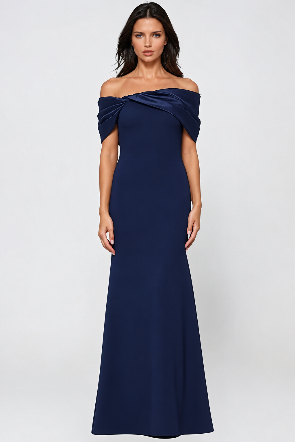 ALINA Gown in Navy