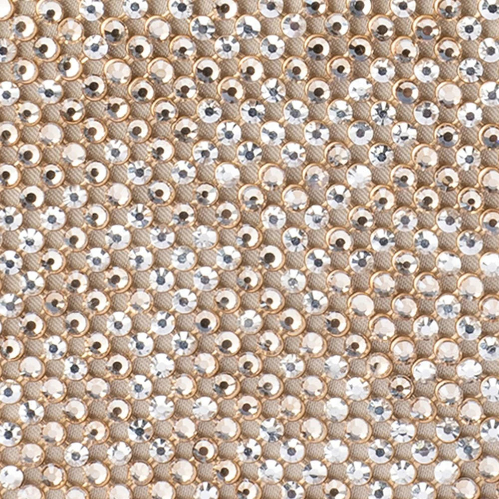 VIVIANA CRYSTAL MESH CLUTCH