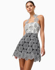 Lia halter neck mini dress