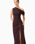 SIMONE ONE SHOULDER MAXI DRESS