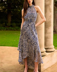AUSTEN DRESS IN NAVY WHITE