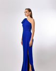 Azza One Shoulder Bow Gown