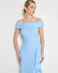Carlina Sky Blue Strapless Gown