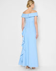 Carlina Sky Blue Strapless Gown