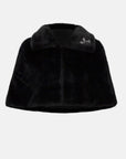 Signature | Faux Fur Cape with Crystal Brooch
253749