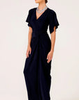 THE EMPORIUM MAXI DRESS IN NAVY