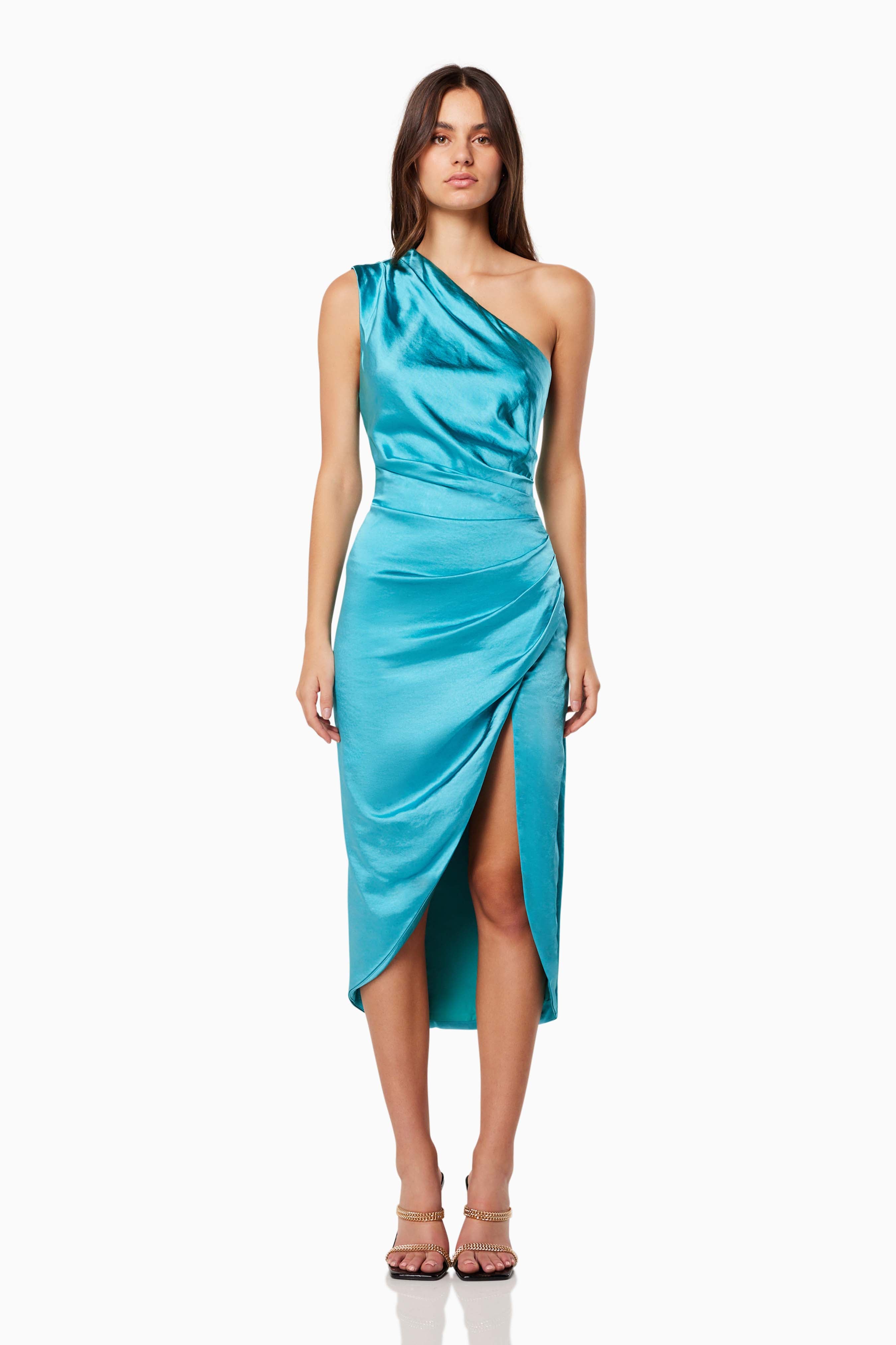 CASSINI DRESS AQUAMARINE – ZsaZsa Boutique