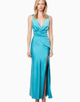 JUNIA DRESS AQUAMARINE