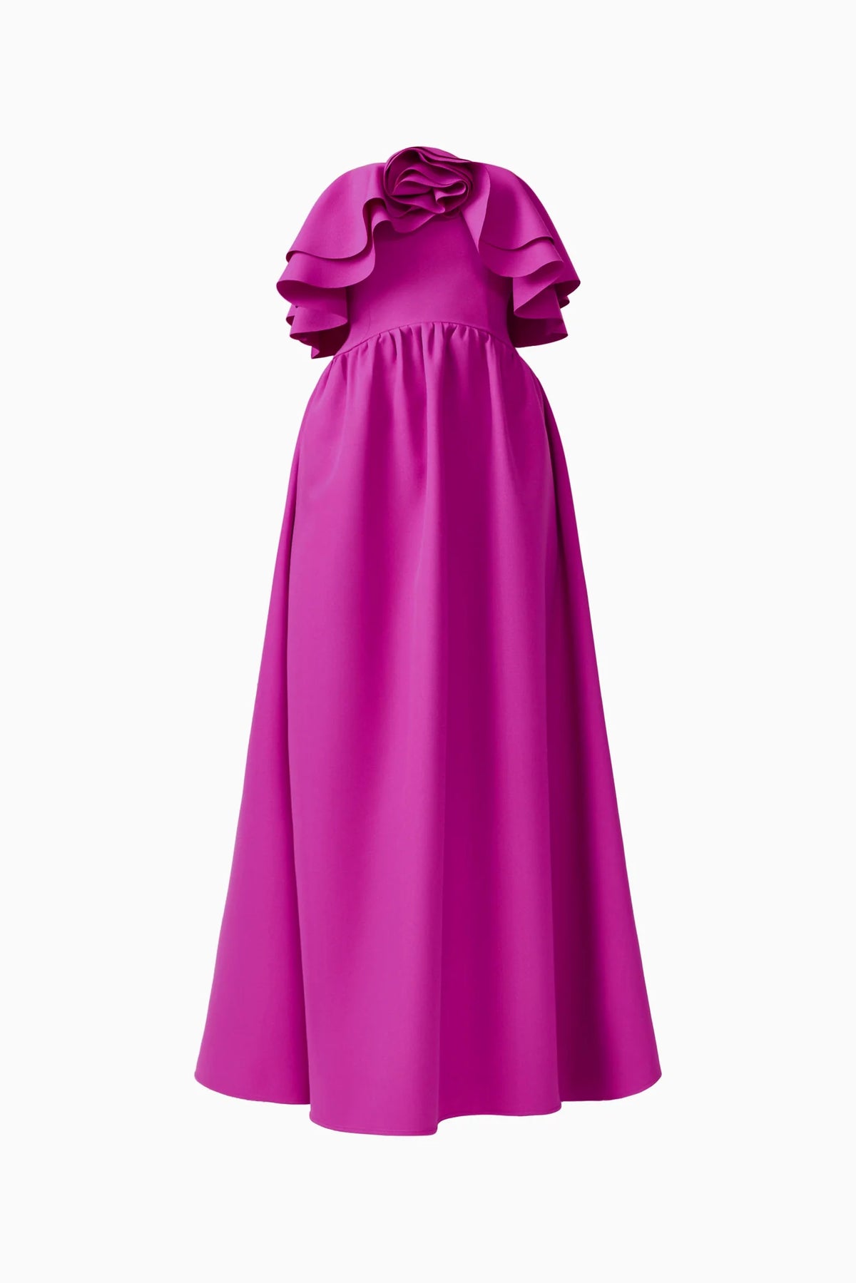 Lioris Ruffled Gown in Purple
