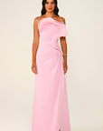 Strapless Ruffle Gown
