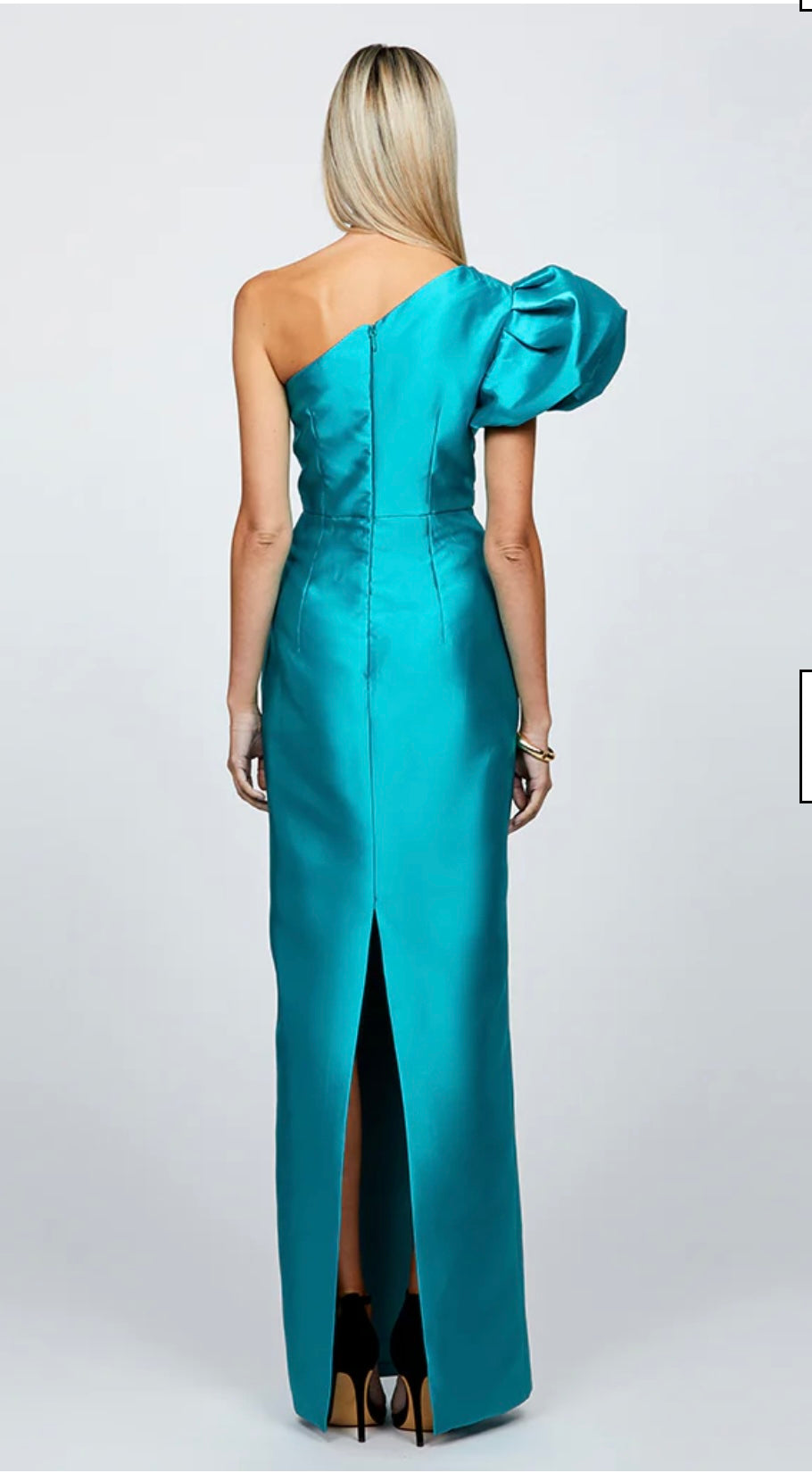 Marchesa One Shoulder Gown ZsaZsa Boutique