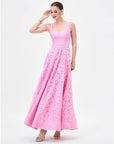 KARINDA SQUARE NECK MIDAXI BL83D0112