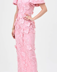 ALINDA PUFF SLEEVE FLORAL MIDAXI BL83D0107