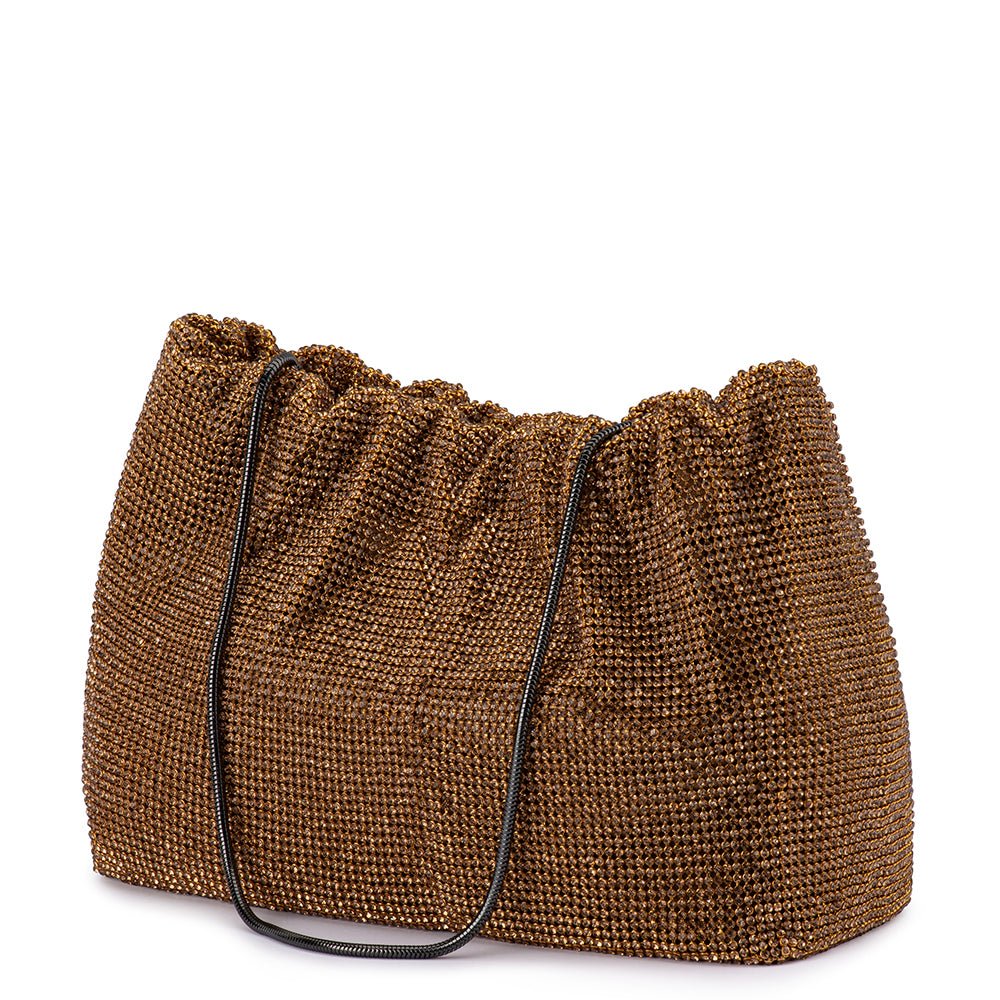 JESSIE CRYSTAL MESH POUCH