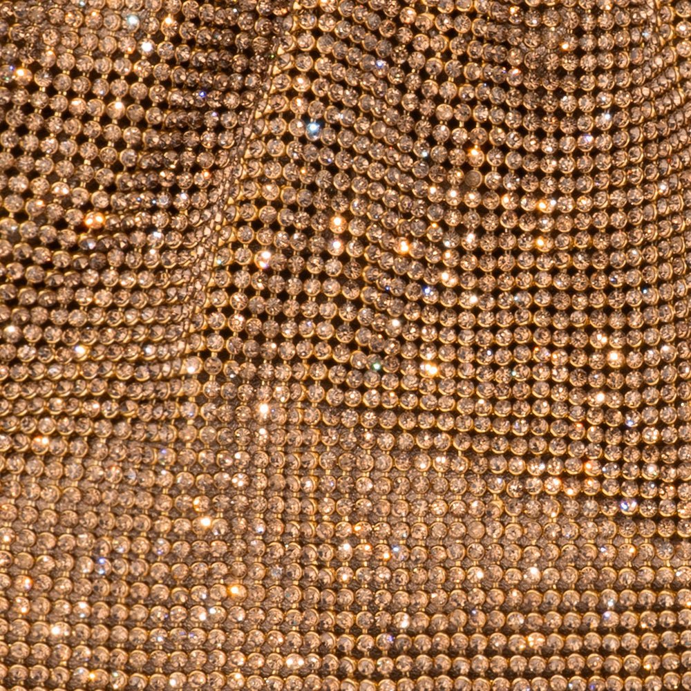 JESSIE CRYSTAL MESH POUCH