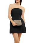 JESSIE CRYSTAL MESH POUCH