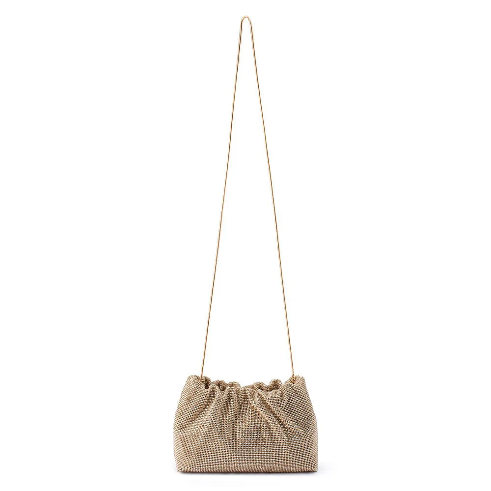 JESSIE CRYSTAL MESH POUCH