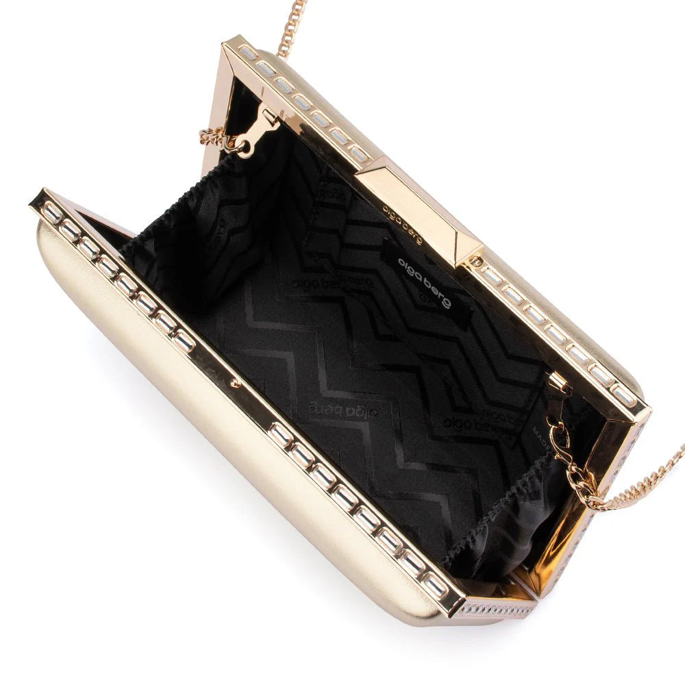 SAMMI CRYSTAL FRAME CLUTCH