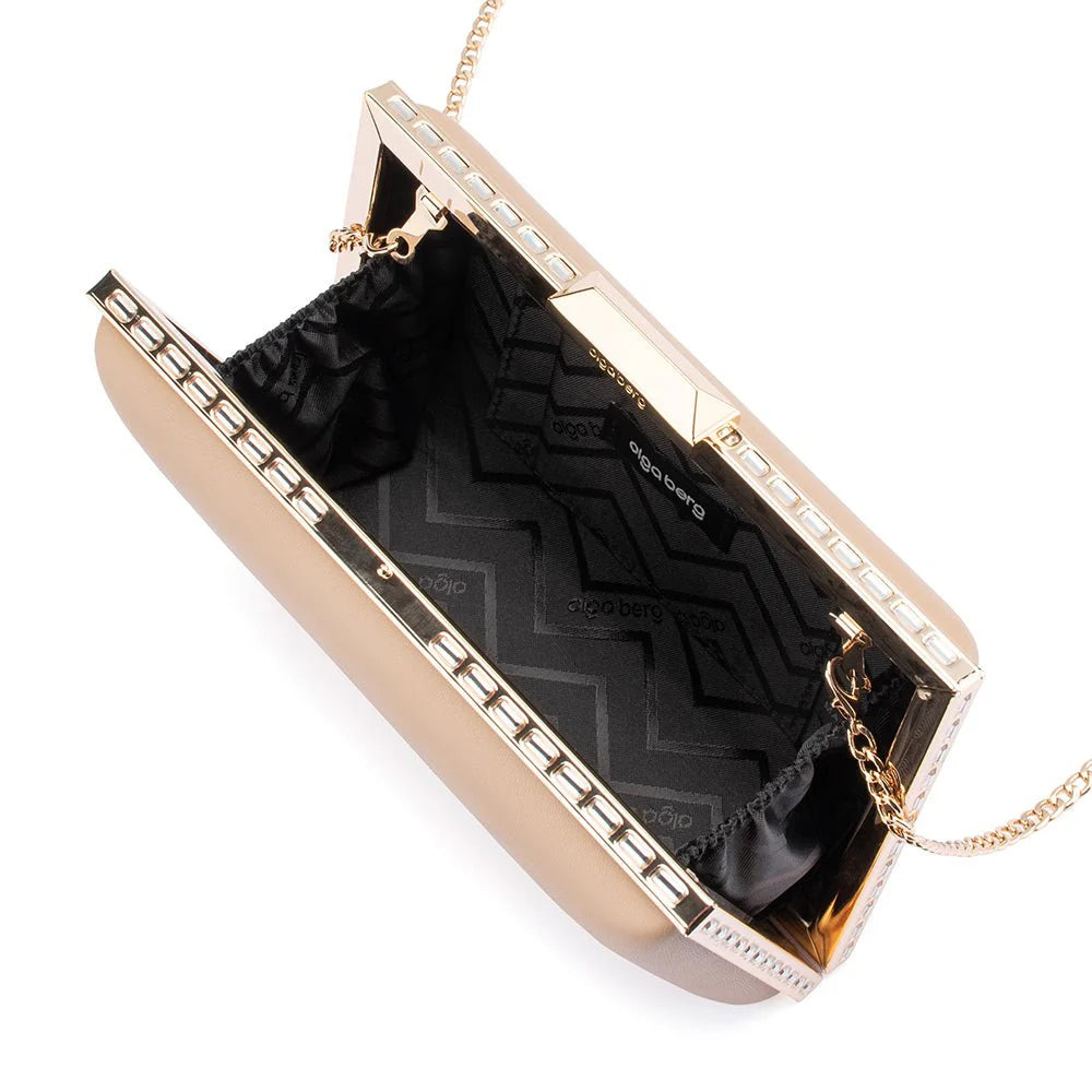 SAMMI CRYSTAL FRAME CLUTCH