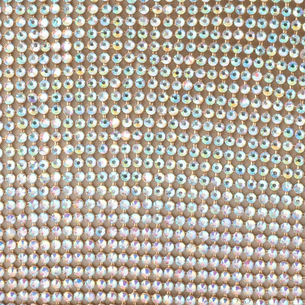 ELA CRYSTAL MESH CLUTCH