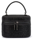 BECKIE ZIP TOP CRYSTAL BAG