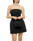 BECKIE ZIP TOP CRYSTAL BAG