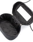 BECKIE ZIP TOP CRYSTAL BAG