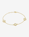 B534A REIGN GOLD MOP BRACELET