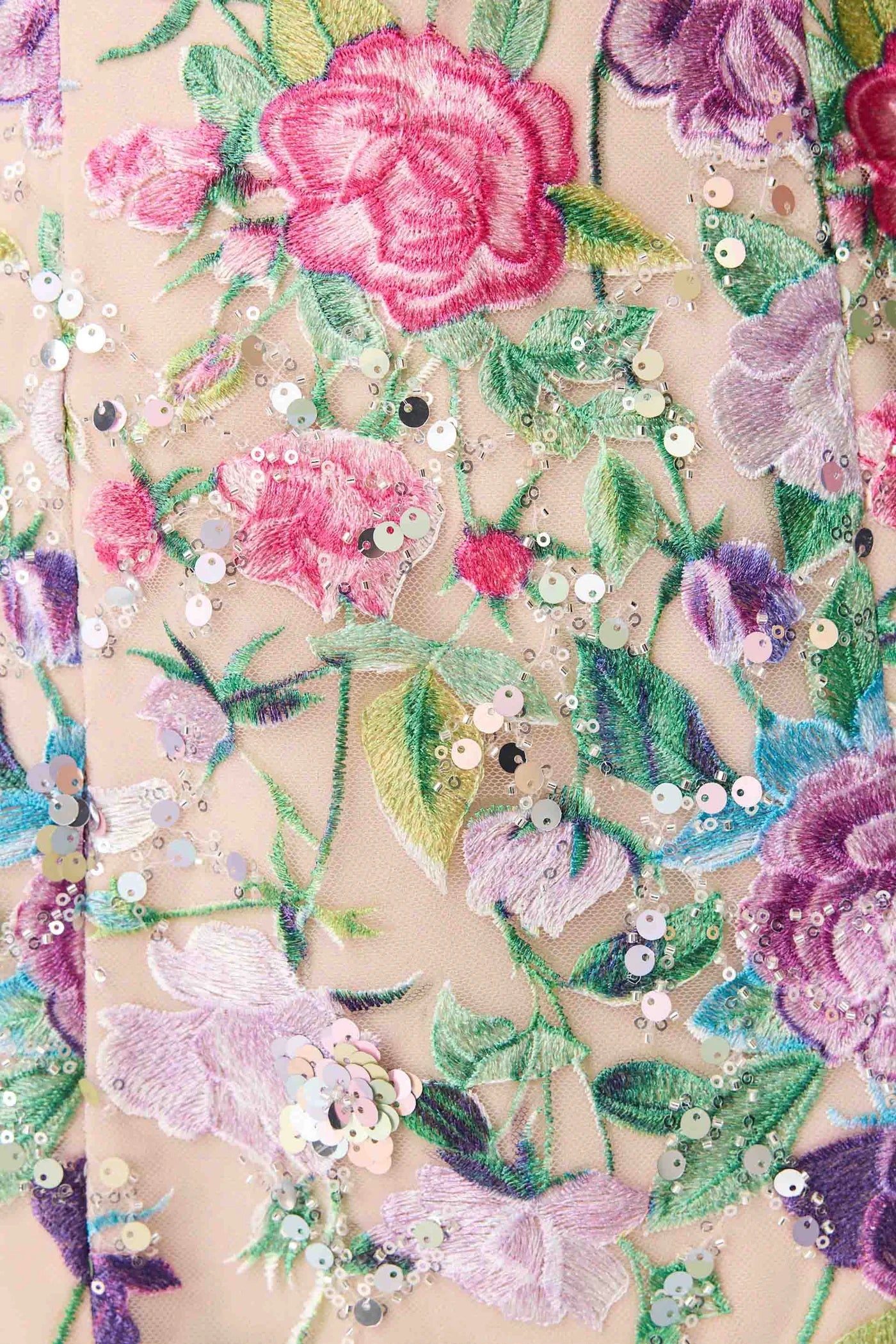 Eliska Halter Neck Gown in Floral