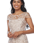 Z0373

Midi embroidered lurex lace dress