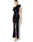 Adelyn Navy Organza Gown