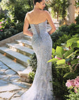 A1484
Tossed Meadow Fitted Column Dress