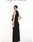 259316 Frank Lyman long detailed dress