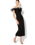 Mina Black Off The Shoulder Dress