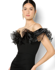 Mina Black Off The Shoulder Dress