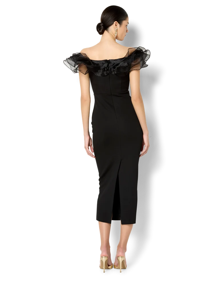 Mina Black Off The Shoulder Dress