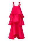Thalia Tiered Gown in Pink