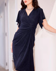 THE EMPORIUM DRESS IN NAVY