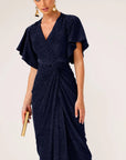 THE EMPORIUM DRESS IN NAVY